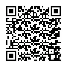 QR kód a telefonszámhoz +67077562409