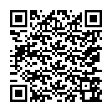 Código QR para número de telefone +67077562439