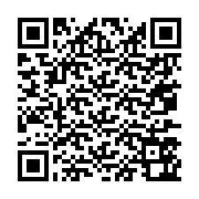 Código QR para número de teléfono +67077562442