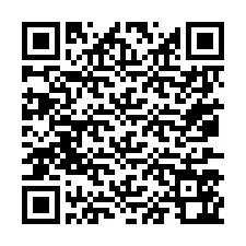 QR kód a telefonszámhoz +67077562449