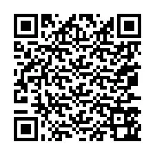 QR Code สำหรับหมายเลขโทรศัพท์ +67077562464