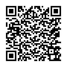 QR код за телефонен номер +67077562469