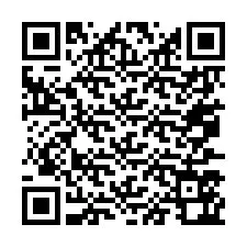 Código QR para número de telefone +67077562473