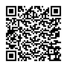 QR-code voor telefoonnummer +67077562484