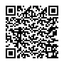 QR код за телефонен номер +67077562491