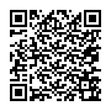 Código QR para número de teléfono +67077562523