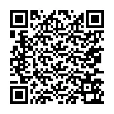 Codice QR per il numero di telefono +67077562536