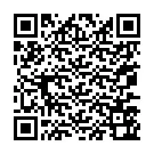 QR Code สำหรับหมายเลขโทรศัพท์ +67077562550