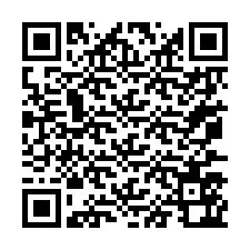 Código QR para número de telefone +67077562561