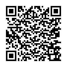 Código QR para número de telefone +67077562586