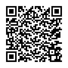 QR-code voor telefoonnummer +67077562589