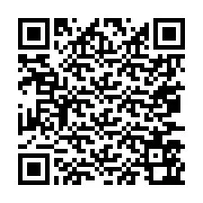 QR kód a telefonszámhoz +67077562596