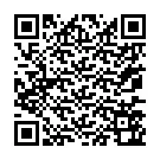 QR код за телефонен номер +67077562601