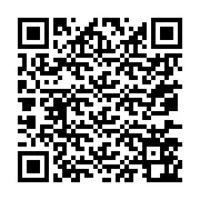 Codice QR per il numero di telefono +67077562608