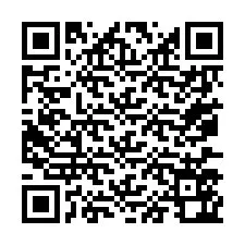 QR-код для номера телефона +67077562619