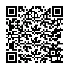 QR-код для номера телефона +67077562638