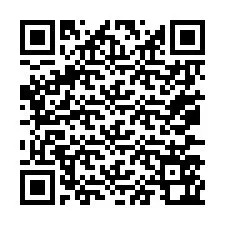 QR Code สำหรับหมายเลขโทรศัพท์ +67077562639