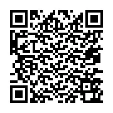 QR-code voor telefoonnummer +67077562647