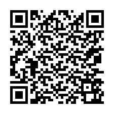 Codice QR per il numero di telefono +67077562691