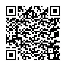 Código QR para número de telefone +67077562710