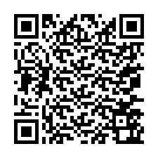 Código QR para número de telefone +67077562734