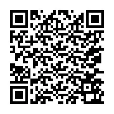 Código QR para número de telefone +67077562738