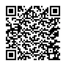 Código QR para número de telefone +67077562739