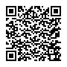 Código QR para número de telefone +67077562741