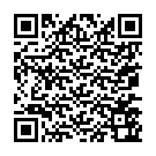 Código QR para número de telefone +67077562744