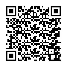 QR-код для номера телефона +67077562768