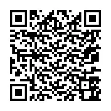 QR-код для номера телефона +67077562805