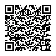 QR kód a telefonszámhoz +67077562855