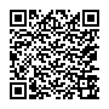 QR kód a telefonszámhoz +67077562879