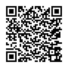 Codice QR per il numero di telefono +67077562889