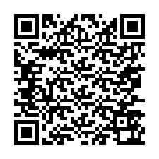 Código QR para número de teléfono +67077562966