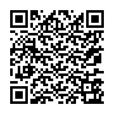 Código QR para número de teléfono +67077563001