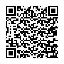 Código QR para número de teléfono +67077563006