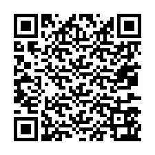 Código QR para número de teléfono +67077563007