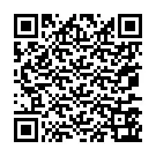 Código QR para número de teléfono +67077563010