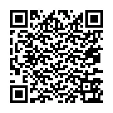 Código QR para número de teléfono +67077563013