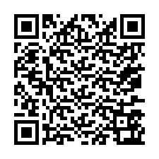 Código QR para número de teléfono +67077563019