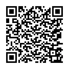 QR Code สำหรับหมายเลขโทรศัพท์ +67077563034