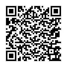 Código QR para número de telefone +67077563045