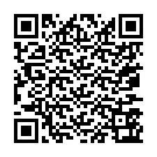 Codice QR per il numero di telefono +67077563088