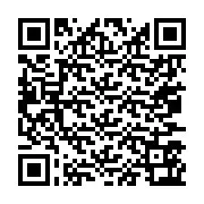 QR kód a telefonszámhoz +67077563096