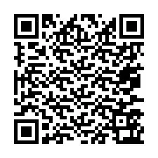 Código QR para número de teléfono +67077563137