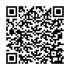 Código QR para número de telefone +67077563154