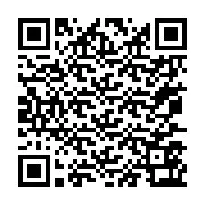 QR Code สำหรับหมายเลขโทรศัพท์ +67077563161