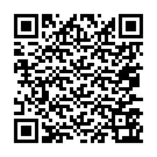 Código QR para número de telefone +67077563163