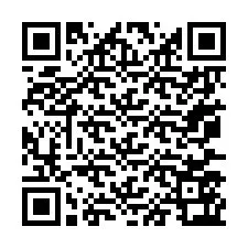 Codice QR per il numero di telefono +67077563325